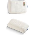 Empressco Konforlu Visco Ortopedik Seyahat Yastığı 40X25X10 cm Beyaz - 00-Siyah - Beyaz