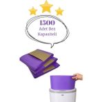 Empressco Korbell 16L Çöp Kutuları ile Uyumlu 1500 Bebek Bezi Kapasiteli 3 Paket Yerli Çöp Poşeti - Fiyatı, Yorumları - Altın