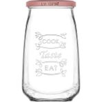 Empressco Lav Tasty Cam Kavanoz Tekli Büyük Boy 1050 ml Metal Kapaklı (Erzak Saklama/turşu Kavanozu ) - Fiyatı, Yorumları - Altın - 1,3 lt