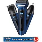 Empressco Mavi 3'ü 1 Arada Erkek Bakım Seti Saç Sakal Burun Tıraş Makinesi - Seçenek 1