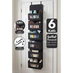 Empressco Meleni Home 6 Katlı Kapı Arkası Organizer - Çok Amaçlı Mutfak Banyo Dolap Içi Düzenleyici 30X12X128 cm Siyah - Fiyatı, Yorumları - Ahşap Rengi - Seçenek 1