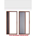 Empressco Meşe Renkli Pileli Sürgülü Stor Pencere Sineklik 0-70X0-130 cm - 001-Renkli - Seçenek 1