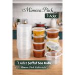 Empressco Mimoza Park 1 Adet Sızdırmaz 120 ml Mini Saklama Kabı Sosluk Buzluk Kabı, Et Suyu, Kemik Suyu, Sos Kabı Mutfak - Fiyatı, Yorumları - 079 Buz Beyazı - Seçenek 1