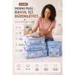 Empressco Morport 6’lı Desenli File Bavul Organizer Seti | Hastane Çıkışı Düzenleyici Bakım Çantası - Fiyatı, Yorumları - Ahşap Rengi - Seçenek 1