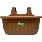 Empressco Natural Orta Güneş Askılı Saksı, Balkon Için 6,4 Lt