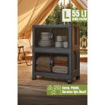 Empressco Obido Lavine (Large) 2 Katlı Katlanır Kamp Dolabı L Size 55LT Portatif Dolap Organizer Tekerlekli - Fiyatı, Yorumları - -- - Seçenek 1