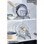 Empressco Orsa Home 965 Tencere Kapak, Tabak, Tava, ve Sahan Düzenleyici Organizer - Fiyatı, Yorumları - Ahşap Rengi - Seçenek 1