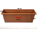 Empressco Orta Boy Balkon Saksısı 9 Litre, Şık ve Dayanıklı Bitki Saksısı
