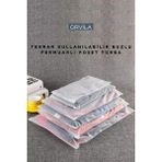 Empressco Orvila 10 Adet Buzlu Fermuarlı Poşet Torba 30X30CM -Valiz ve Bavul Içi Düzenleyici -Tekrar Kullanılabilir - Fiyatı, Yorumları - Ahşap Rengi - Seçenek 1