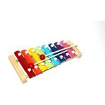 Empressco Renkli Ahşap Ksilofon 8 Nota 25 cm 8 Tuşlu Sesli Oyuncak - Seçenek 1 - Açık Bej
