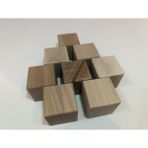 Empressco Renkli Ahşap Küp Bloklar 4X4X4 Cm, Oyun ve Dekor Seti - 8 Parça - Seçenek 1 - Açık Bej