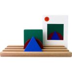 Empressco Renkli Ahşap Tangram Zeka ve Eğitici Oyuncak, Geometrik Şekillerle Eğlenceli Öğrenme - Seçenek 1 - Açık Bej