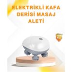 Empressco Şarjlı Kafa Masaj Aleti 3 Hız Ayarlı, Derin Masaj, Rahatlatıcı Kullanım