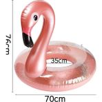Empressco Saule Çocuk Simidi 3-9 Yaş Flamingo Pullu Kız Çocuk Havuz Deniz Oyuncağı Yüzme Simit - Fiyatı, Yorumları - Altın - 0 - 12 Ay