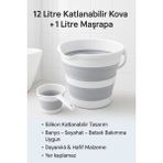 Empressco Sepetkitchen Gri Katlanır Su Kovası ve Maşrapa - Fiyatı, Yorumları - Altın