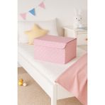 Empressco Serstil Sert Karton Pembe Puantiyeli Küçük Boy Destekli Kapaklı Kutu Hurç Organizer 40X30X25 cm - Fiyatı, Yorumları - Seçenek 1 - Ahşap