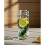 Empressco Şık Oval Kristal Desenli Su Şişesi ve Karaf Seti, Dayanıklı ve Estetik