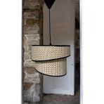 Empressco Şık Rattan Ikili Eğik Avize, Mutfak, Antre, Balkon ve Oturma Odası Için - Seçenek 1 - Ahşap