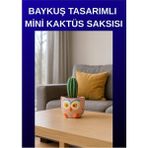 Empressco Şirin Kaktüs Tasarımlı Minik Saksı ile Dekorasyonunuza Renk Katın