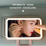 Empressco Store Araç Içi Işıklı Makyaj Aynası 3 Seviye Işık Ayarı Dokunmatik Hd Ayna Güneşlik Masaüstü Işıklı Ayna - Fiyatı, Yorumları - 1/100 Toz Ceviz
