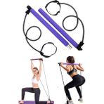 Empressco Studio Pilates Barı ve Bel Kemeri Seti ile Evde Sağlıklı Egzersiz - Ahşap