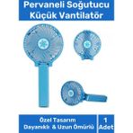 Empressco Taşınabilir Cep Boyu USB Şarjlı 3 Kademeli Sessiz Mini Fan Pervaneli Soğutucu Küçük Vantilatör - Ahşap - Ceviz