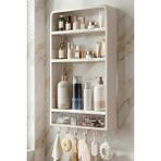 Empressco Tera Premium Yapışkanlı Duvar Rafı Organizer Çekmeceli Banyo Mutfak Rafı Delmesiz Havluluk Şampuanlık - Fiyatı, Yorumları - Ahşap - Seçenek 1