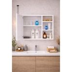 Empressco Tetto Elagante Sema Aynali Banyo Dolabi, Tek Kapakli 65X60 Üst Modül Mıknatıslı Bas-Aç Kapak - Fiyatı, Yorumları - Ahşap - Seçenek 1
