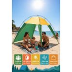 Empressco Toyfest Plaj Çadırı Tentesi 200X170X150 cm Yarı Otomatik Gölgelik Kamp Piknik Taşınabilir Tente - 3 Kişilik - Fiyatı, Yorumları - Altın - 0 - 12 Ay