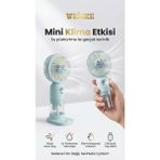 Empressco USB Şarjlı Mini Taşınabilir Masaüstü Soğutucu Fan - Altın