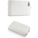 Empressco Visco Ortopedik Boyun Destekli Duyarlı Yastık 70X40X12 Cm, Beyaz - 10 cm - 00-Siyah - Beyaz