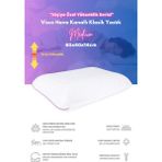 Empressco Visco Ortopedik Boyun Destekli Yastık, 60X40X14CM, Beyaz-Pembe - 10 cm - 00-Siyah - Beyaz
