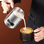 Empressco Vivien Home Dereceli Paslanmaz Çelik Pitcher 500 ml Kahve Süt Köpürtme Potu - Fiyatı, Yorumları - Seçenek 1 - Ahşap Rengi