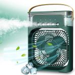 Empressco Yeni Işıklı 600ML 5 Spreyli Vantilatör Buzlu Buharlı Mini Klima Mini Fan - Fiyatı, Yorumları - Altın
