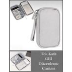 Empressco Zumranka 📱💻💽 Taşınabilir Kablo Düzenleyici ÇANTA19X11CM Seyahat ve Ofis Tipi Elektronik Aksesuar Organizer - Fiyatı, Yorumları - Ahşap Rengi - Seçenek 1