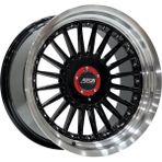 Emr 17 Inç 4X100 Alpin Polisaj Siyah Jant Modeli (4 Adet)