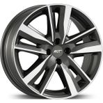 Emr 17 Inç 4X100 Clio Icon Gun Metal Elmas Kesim Jant Modeli (4 Adet) - Gri