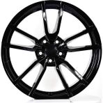 Emr 17 Inç 5X112 Proteria Golf Leon Jetta Octavia Uyumlu Siyah Jant Modeli Volkswagen Seat Skoda (