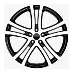 Emr 17 Inç 5X112 Savannah Golf Jetta Uyumlu Siyah Jant Modeli Volkswagen (4 Adet)