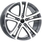 Emr 18 Inç 5X112 Savannah Gun Metal Elmas Kesim Jant Modeli (4 Adet)