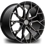 Emr 22 Inç 5X120 Land Rover Gun Metal Elmas Kesim Jant Modeli (4 Adet) - Mat Bronz