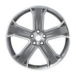 Emr 22 Inç 5X120 Range Rover Uyumlu Gun Metal Elmas Kesim Jant Modeli Land Rover (4 Adet)