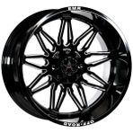 EMR 633-02 12.0x20"-6x139.7 Et-44 106,1 Glossy Black Milling 4 Adet Jant
