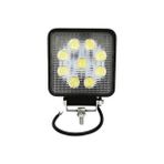 Emr 9 LED Kare Kalın Kasalı Off Road Sis Farı Çalışma Lambası 12-24V 2 Adet