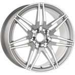 EMR A360-08 8.0X19"-5X112 Et45 66.6 Silver Diamond 4 Adet Jant