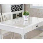 Emr Şeffaf Pvc Ince Masa Örtüsü 0,18 mm 140x140 cm - 140 x 140 cm