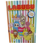 Emrah Gültekin 1 Adet Labubu 250+ Sticker Içeren Renkli Sticker Albüm Çocuklar Için Eğlenceli Aktivite Defteri Sticker - 01P-Pembe