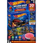 Emrah Gültekin Hot Wheels Patlayan Şeker 20 Adet Çilek Aromalı Popping Candy 4 gr x 20 Paket Toplam 80 gr