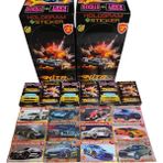 Emrah Gültekin Nitro Power 1453 Bd Araba Kartları Yapışkanlı Hologramlı Nostalji ve Süper Araba Oyun Kağıtları - 12 Mini Kutu - Renkli