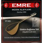 Emre 0.20 Mm Siyah Takim Tel - Elektro Baglama Teli 020
